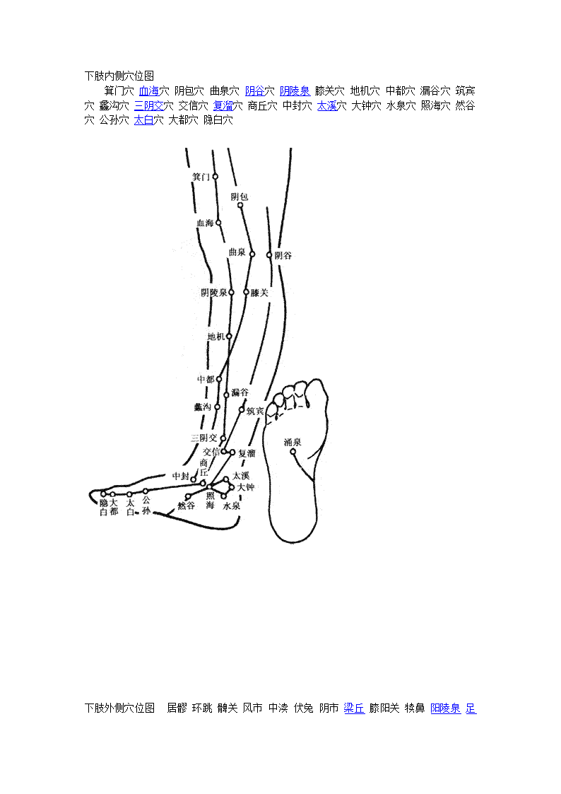人体穴位图第7页