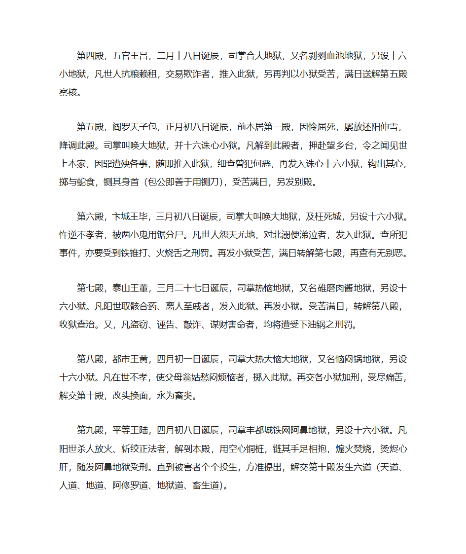 十殿阎罗简介第3页