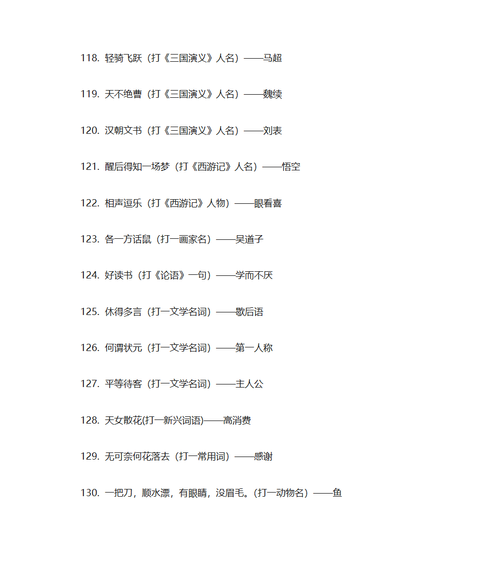 元宵节灯谜第10页