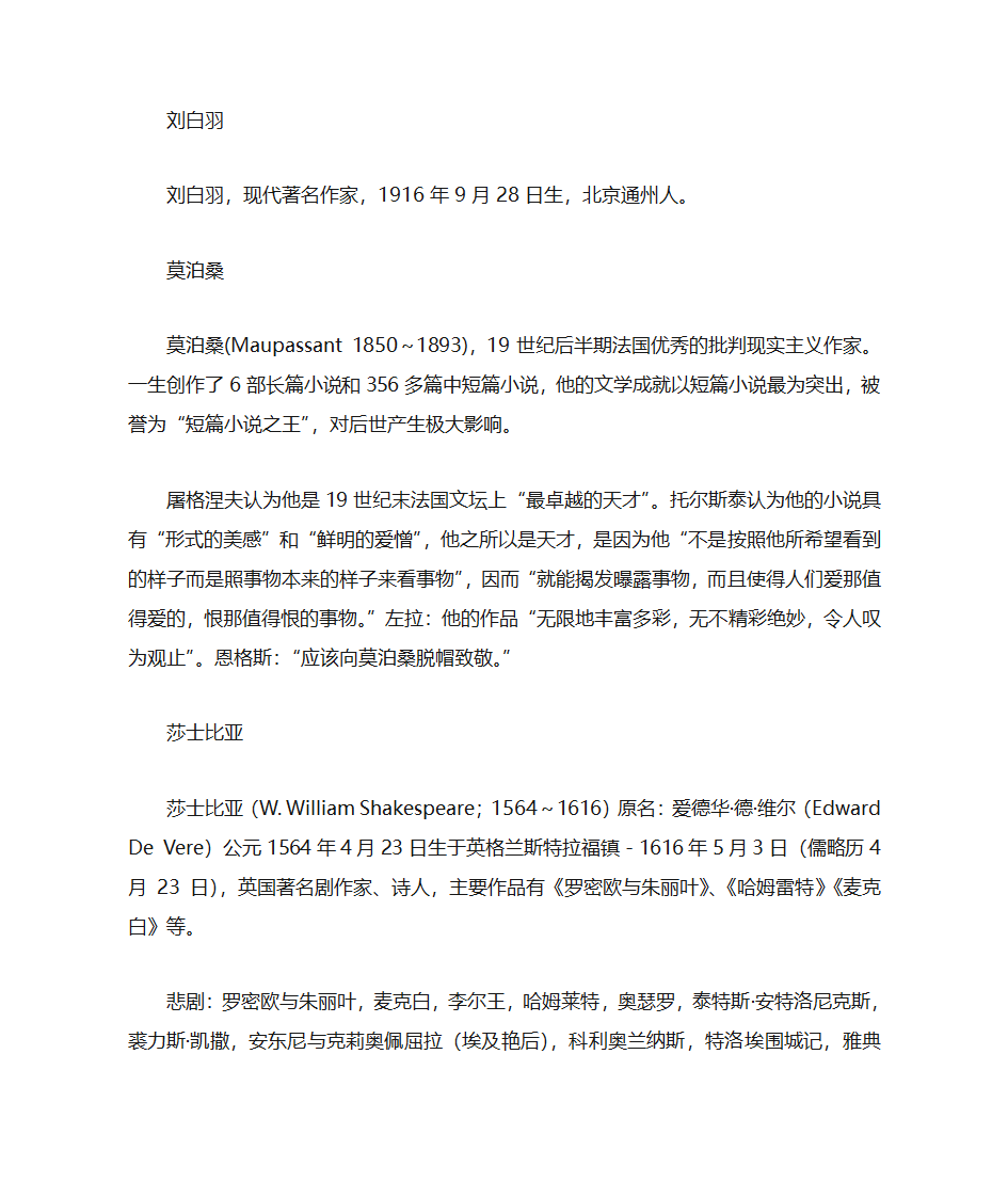 近代知名作家第10页