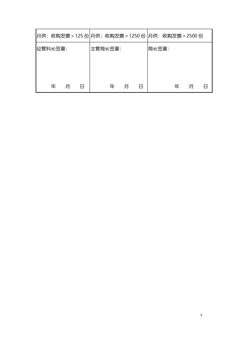 发票申请表第4页