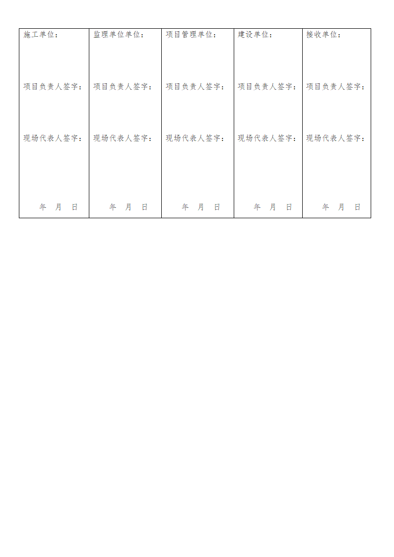 竣工移交书第6页