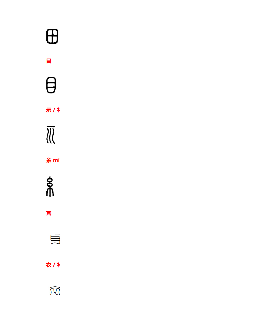 说文解字——甲骨文图第6页