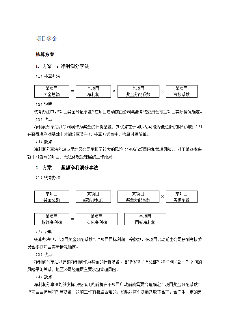 X地产股份有限公司薪酬激励方案.docx第4页