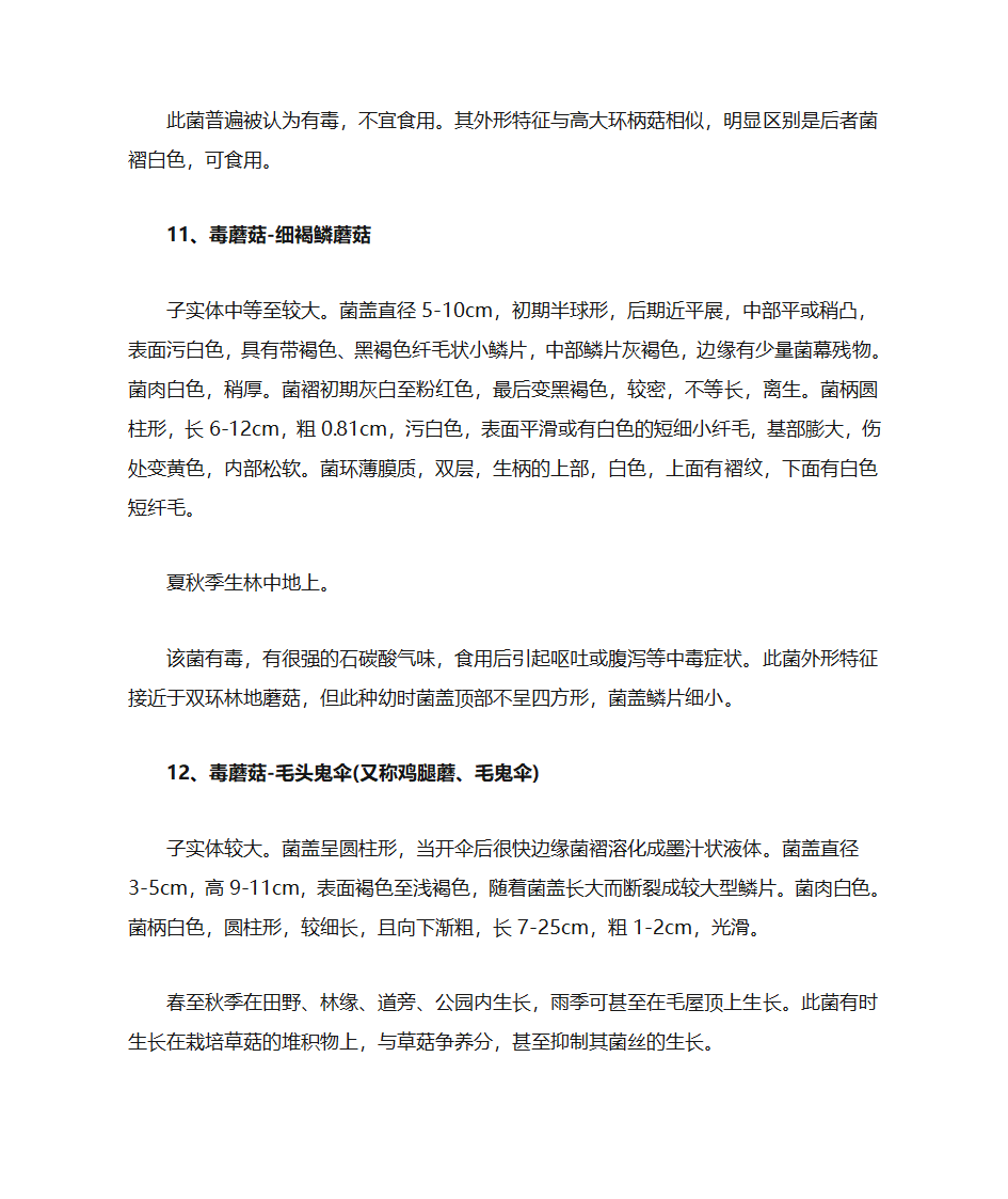 常见毒蘑菇介绍第5页