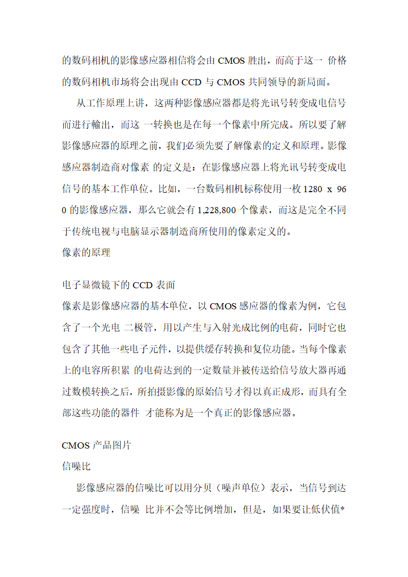 数码单反相机CCD和CMOS的区别第10页