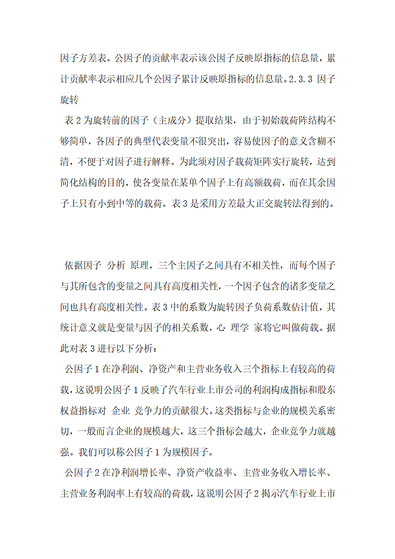 汽车行业上市公司竞争力评价及实证分析.docx第3页