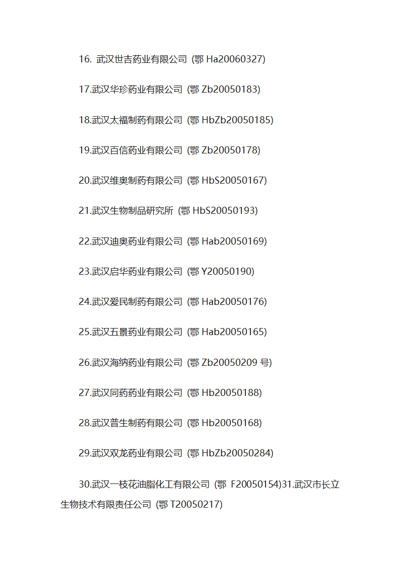 湖北药企第2页