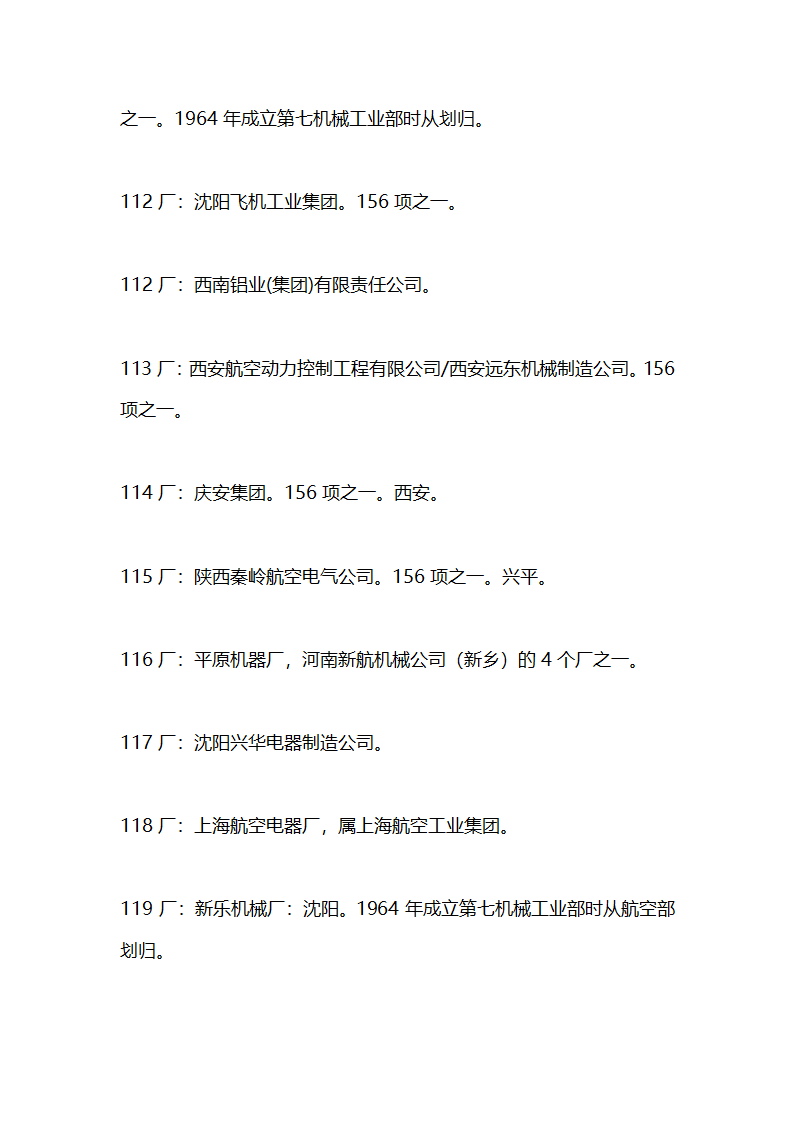 军工企业目录第2页