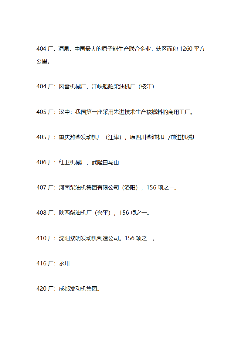 军工企业目录第18页