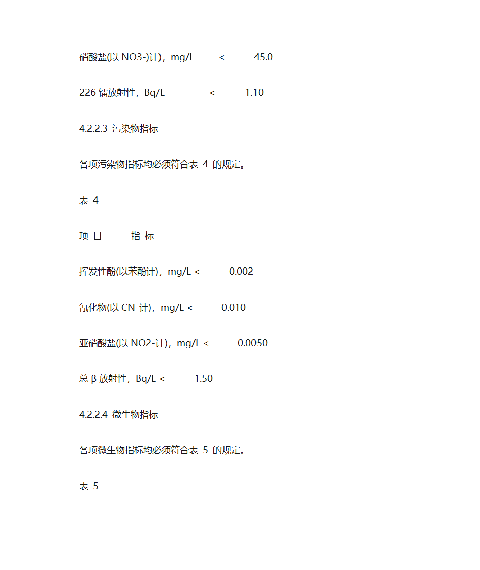 饮用天然矿泉水标准第7页