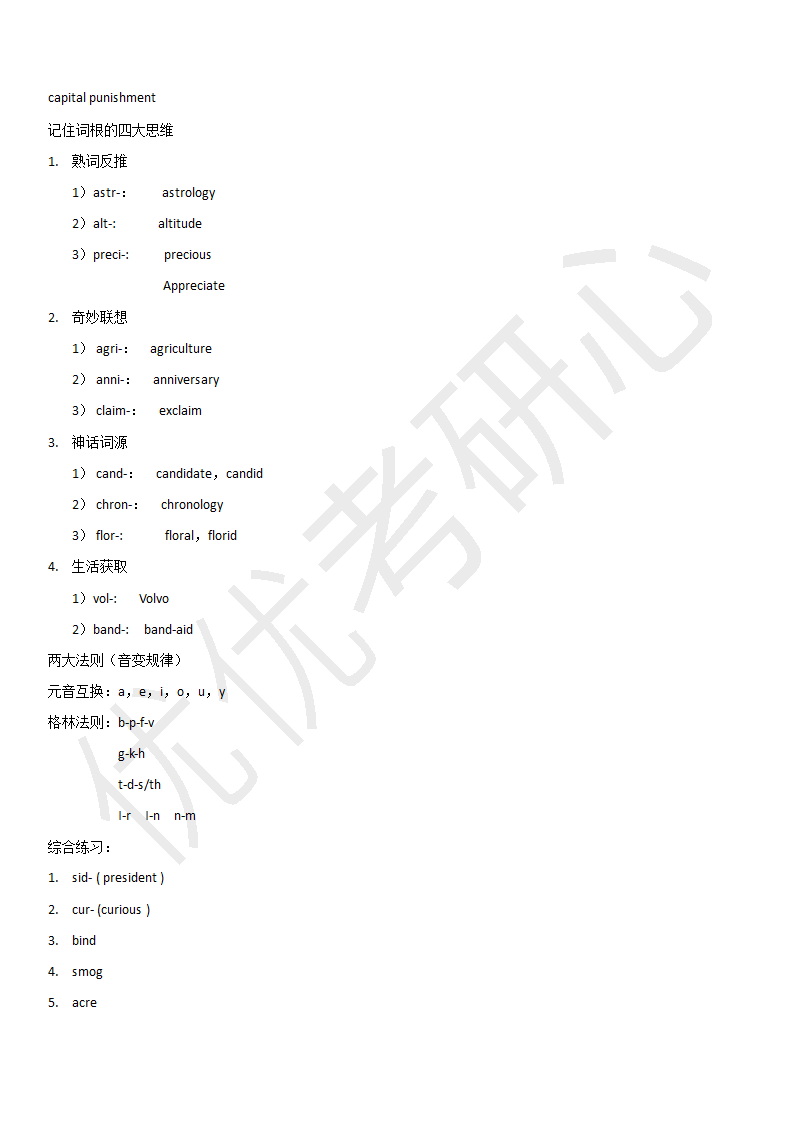 六级基础词汇第3页