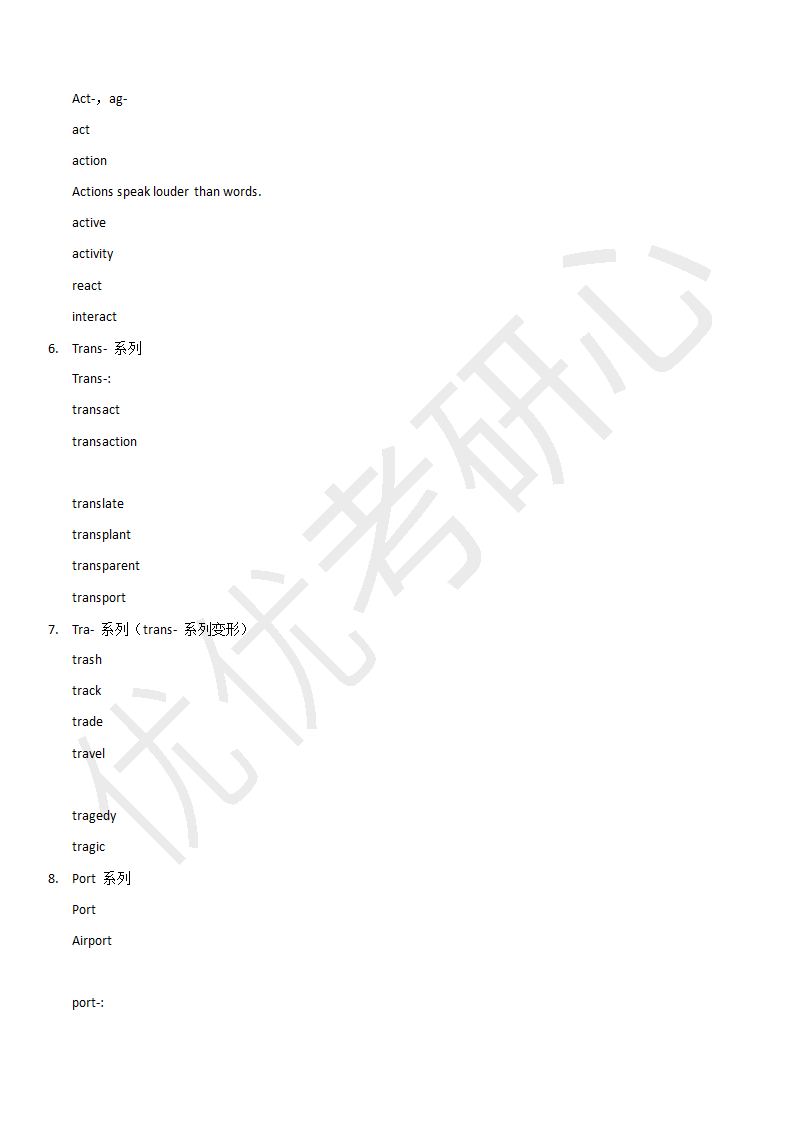 六级基础词汇第7页