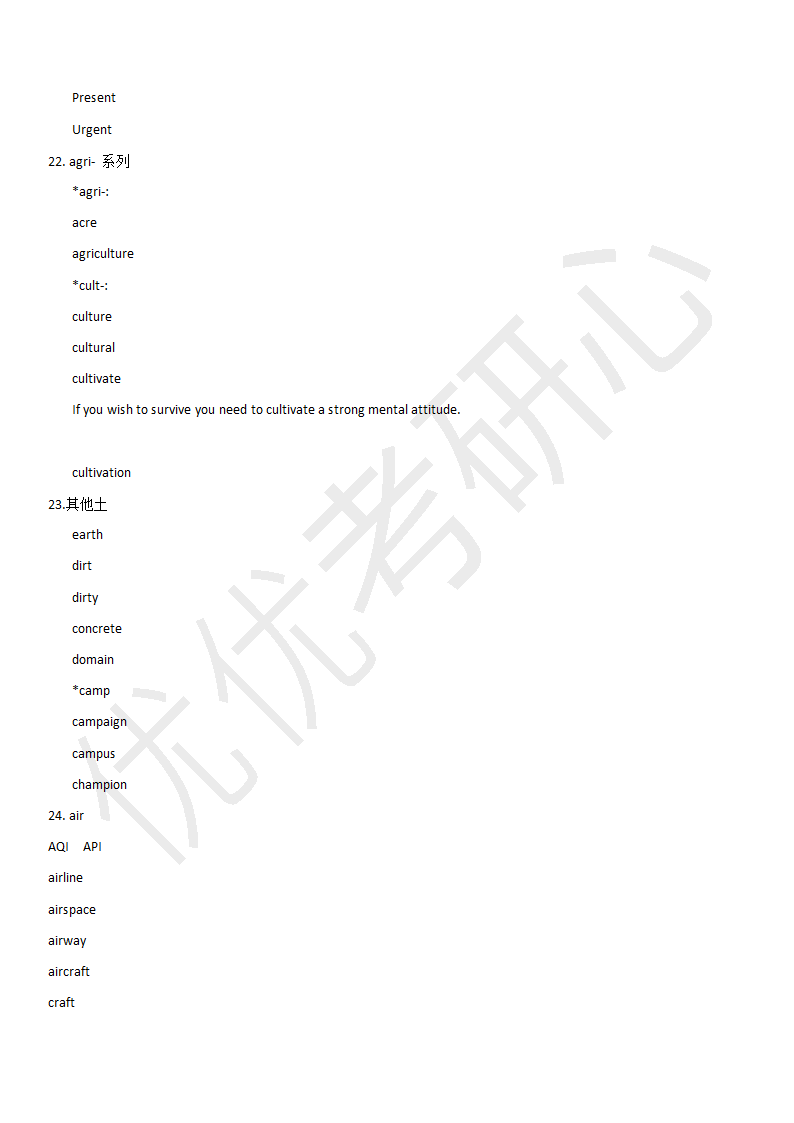 六级基础词汇第13页