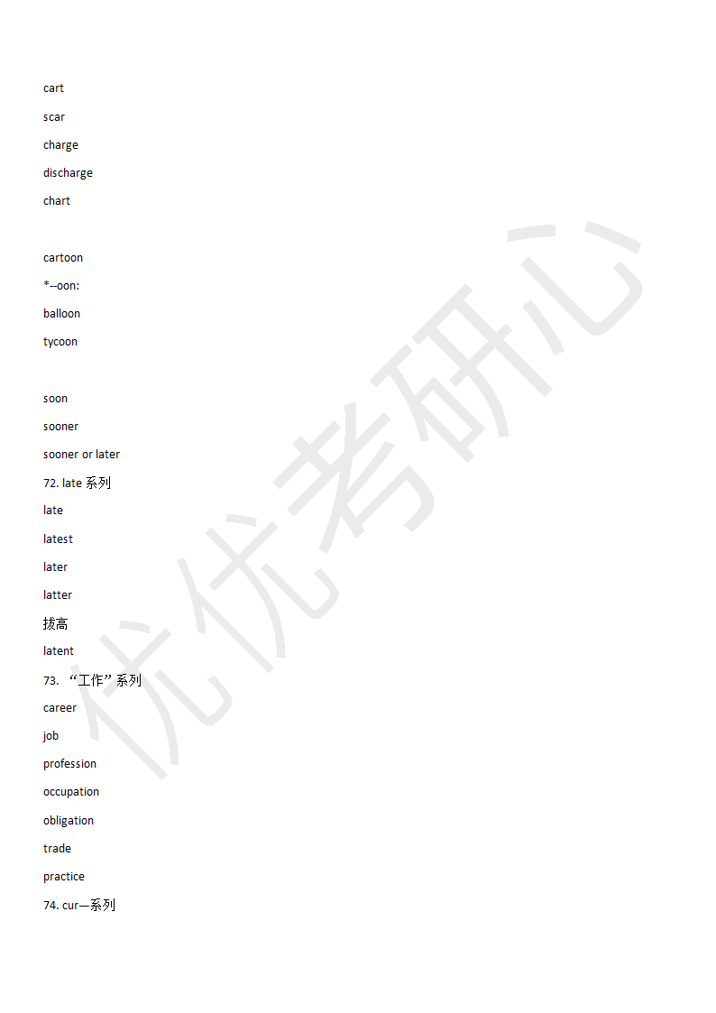 六级基础词汇第30页