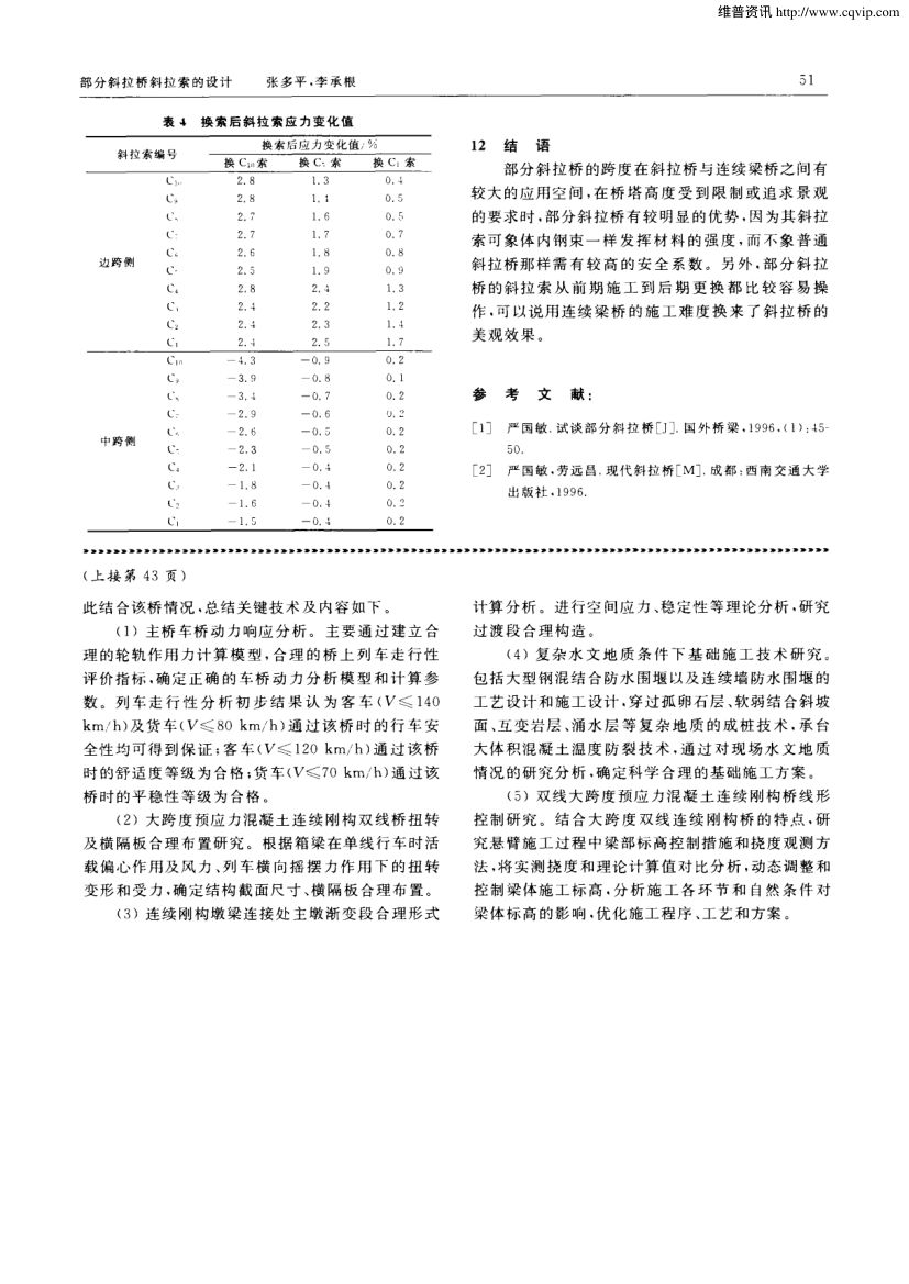 重庆井口嘉陵江特大桥设计第4页