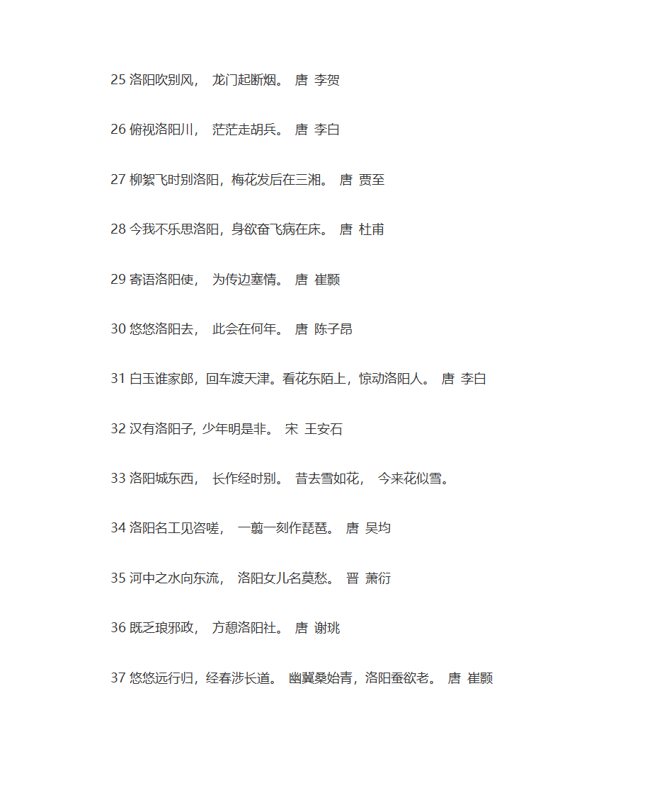 描写洛阳古诗词名句赏析第3页