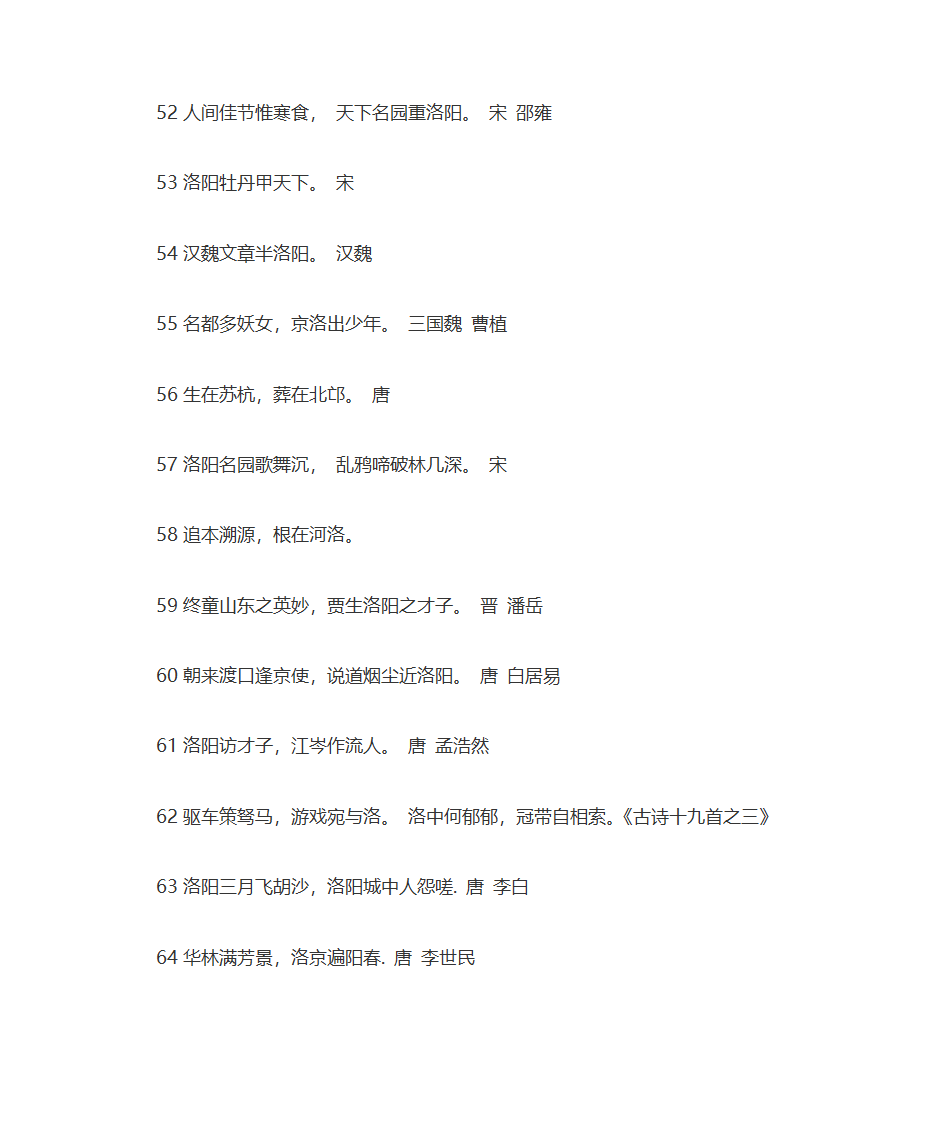 描写洛阳古诗词名句赏析第5页