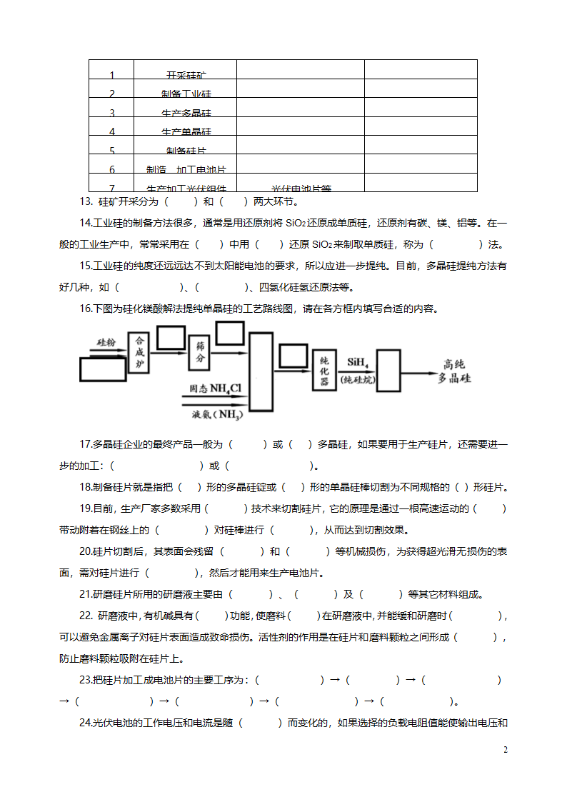 光伏发电复习题第2页