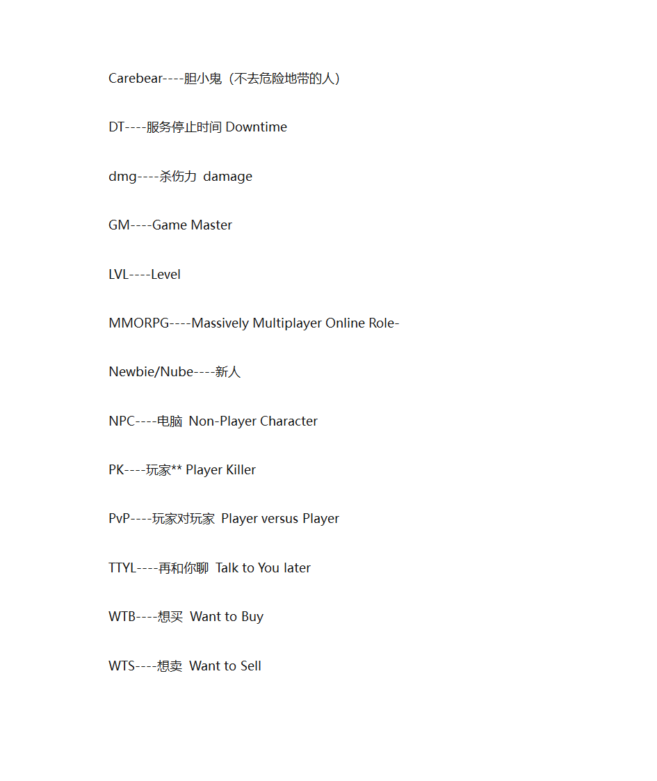 EVE游戏术语第10页