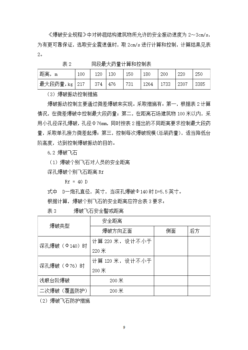 矿山土石方爆破工程安全施工方案.doc第9页