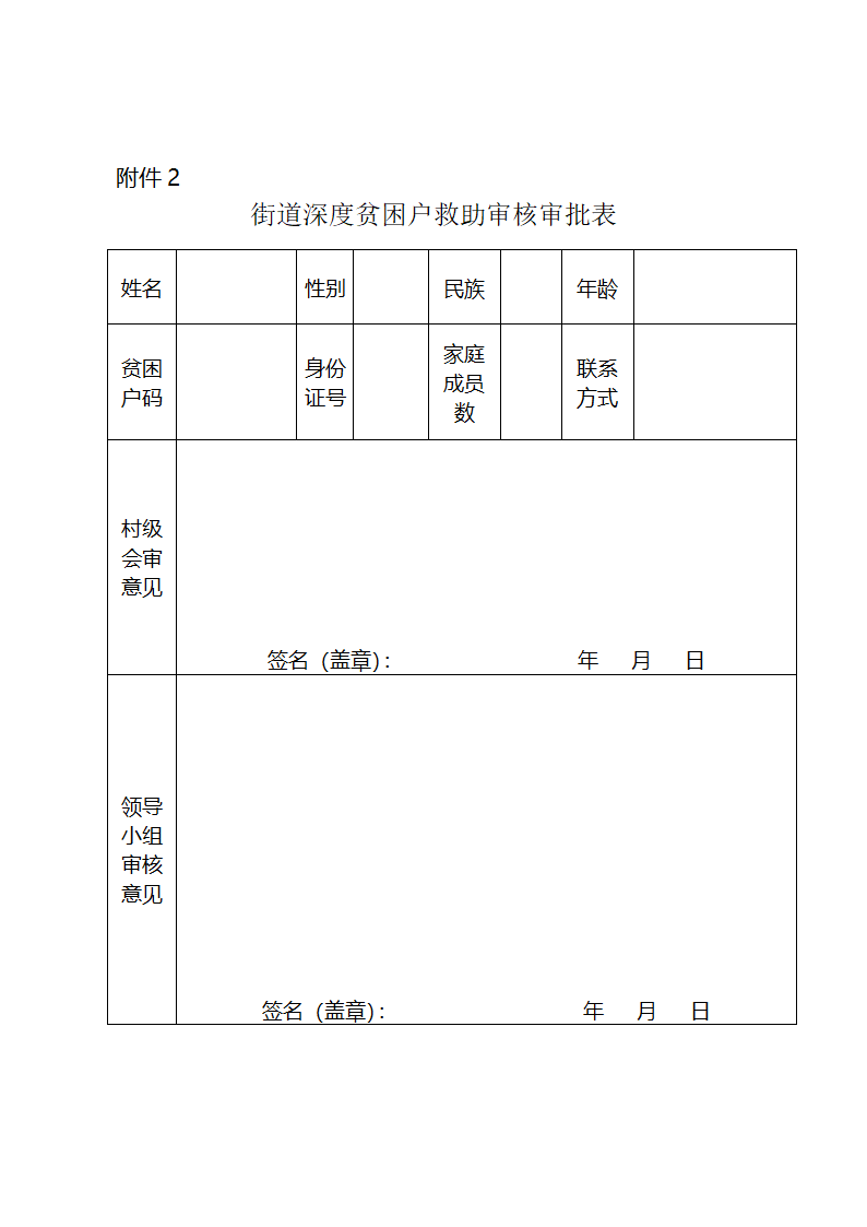 特困贫困户困难救助办法第5页