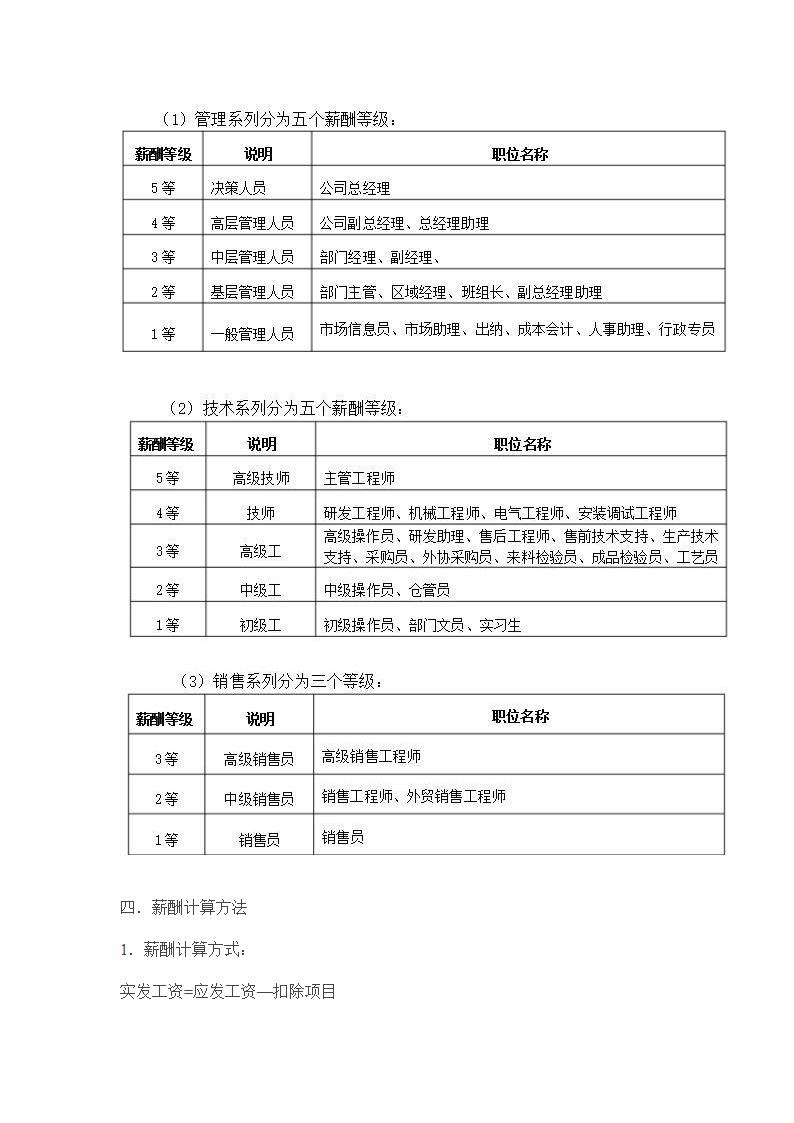 公司薪酬福利管理制度第2页