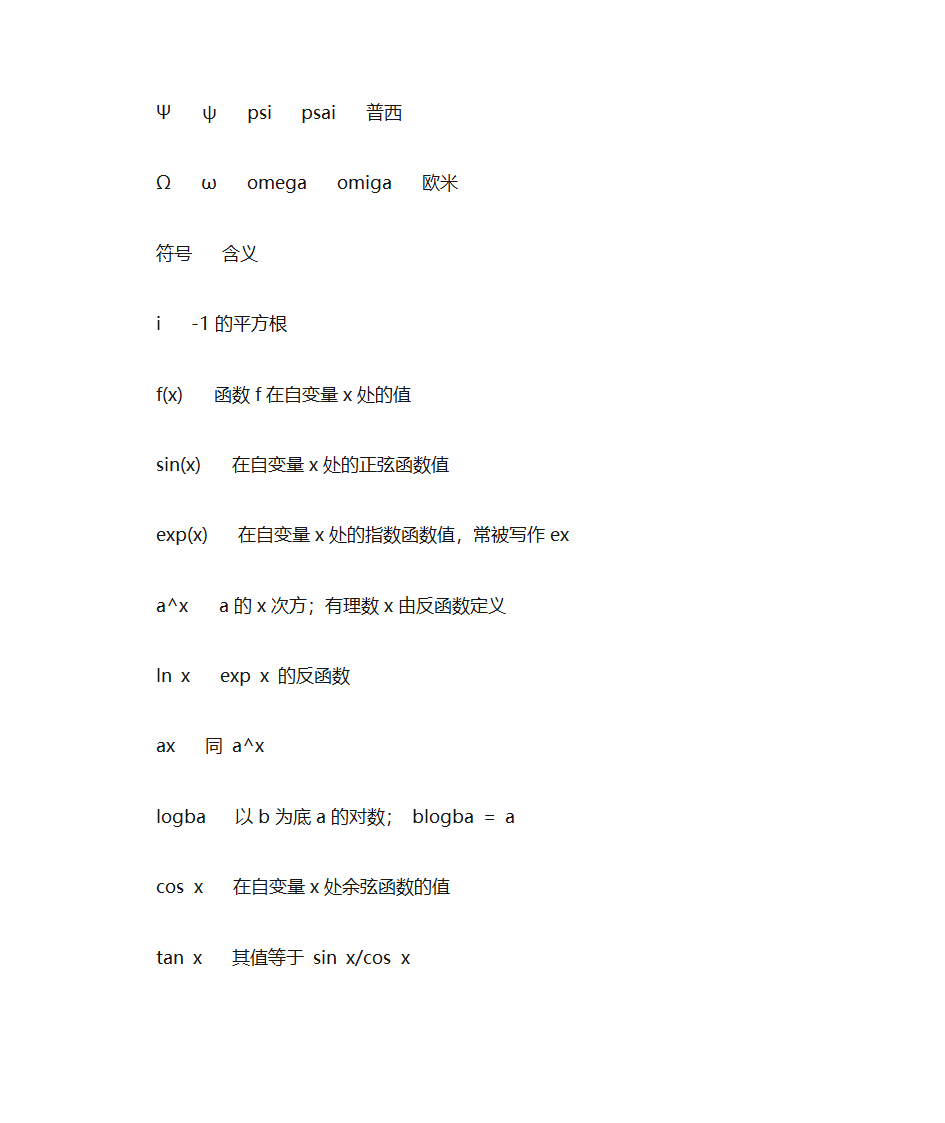 数学符号大全(精品)第3页