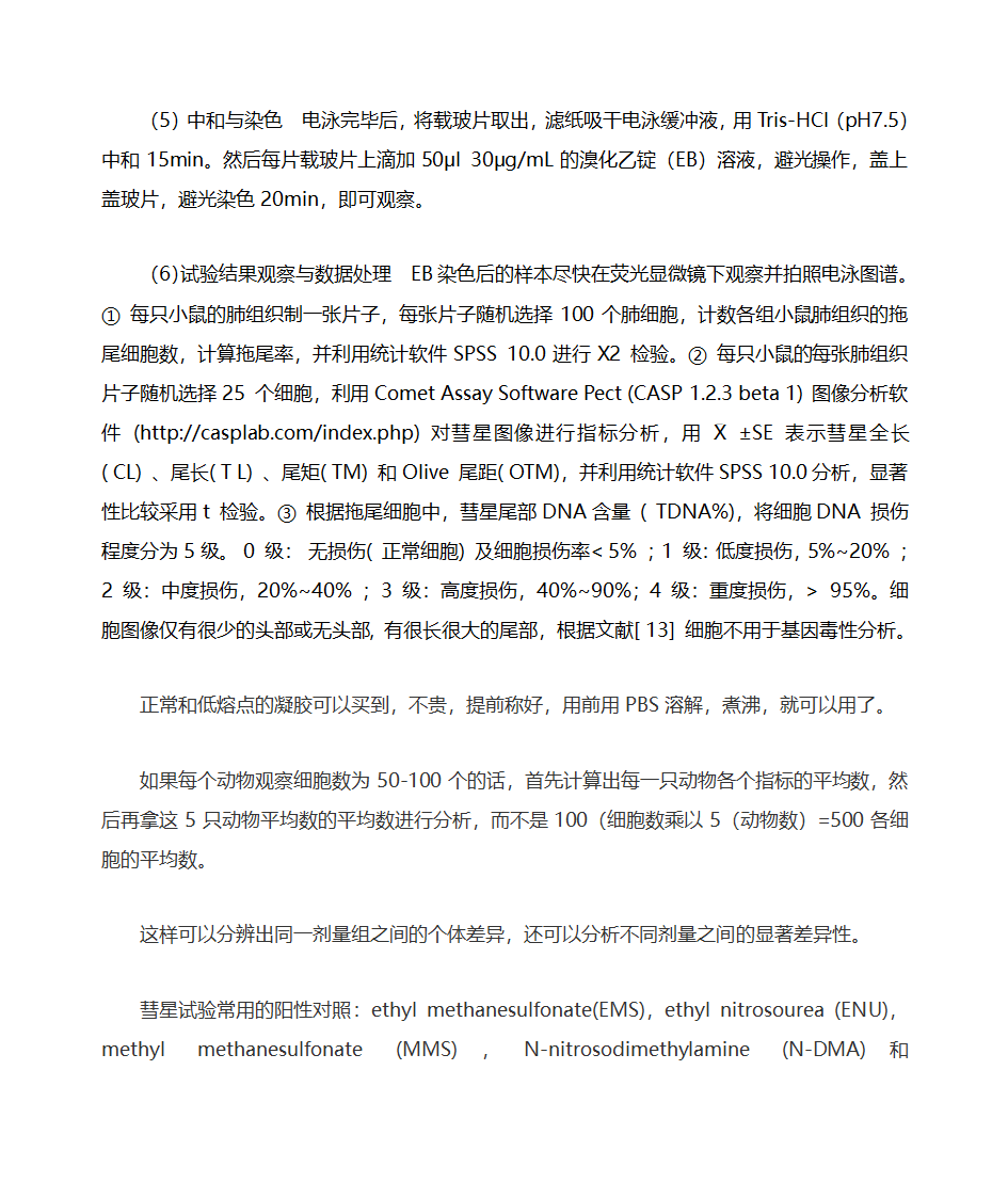 彗星试验方法第4页