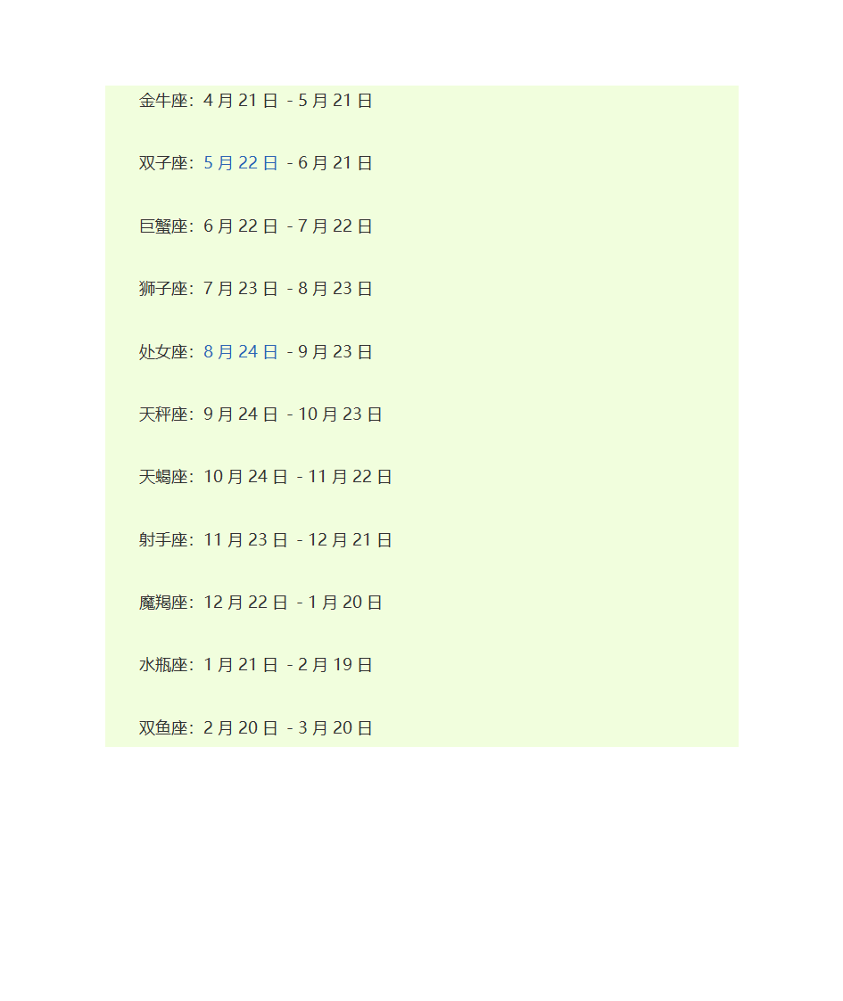 十二星座大全第8页