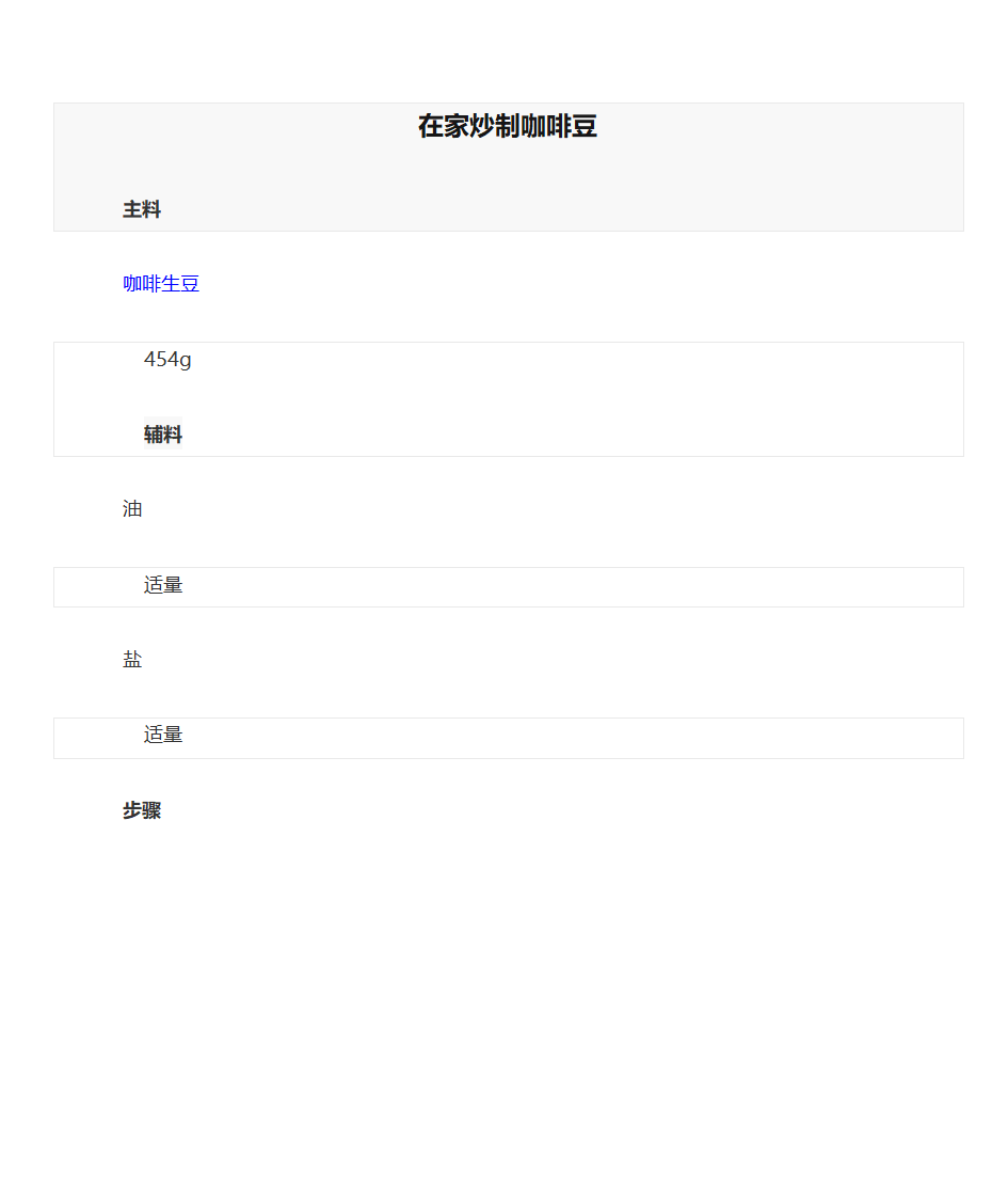 在家炒制咖啡豆第1页