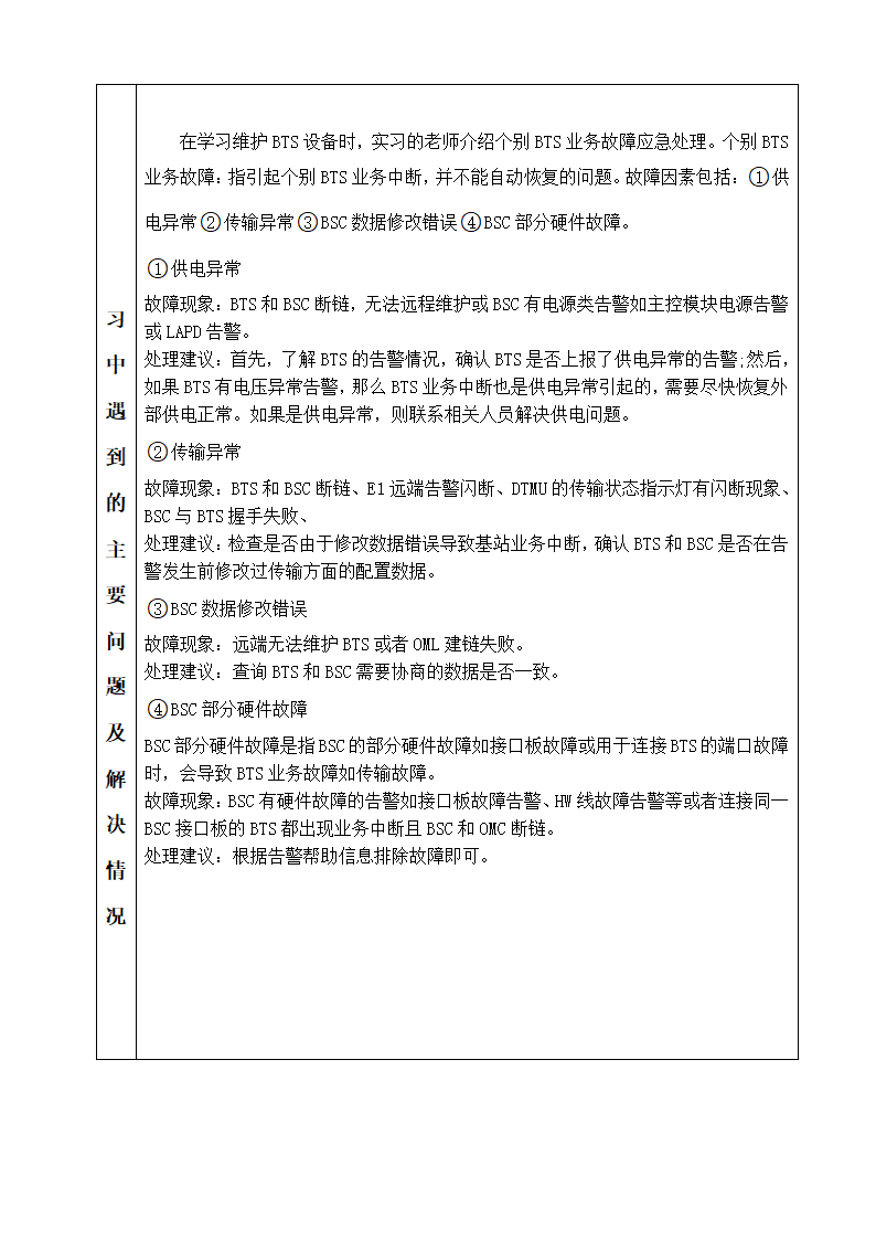 通信毕业实习报告第3页