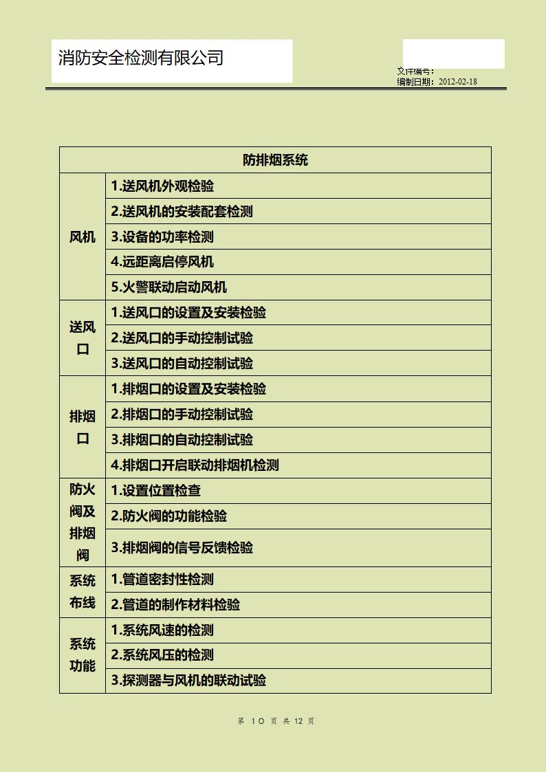 消防检测方案第10页