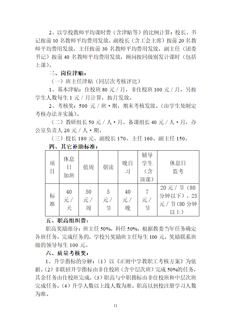 学校考核方案第11页