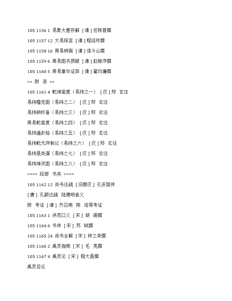  四库全书总目录第11页