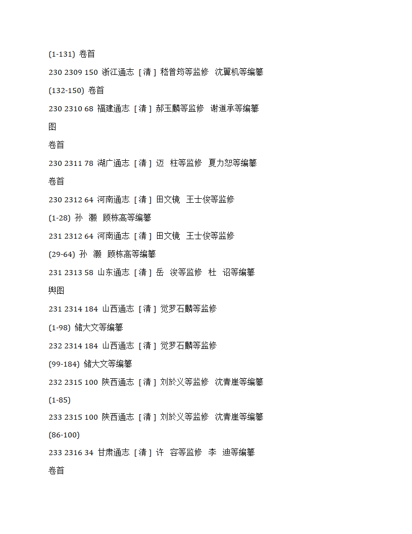  四库全书总目录第71页