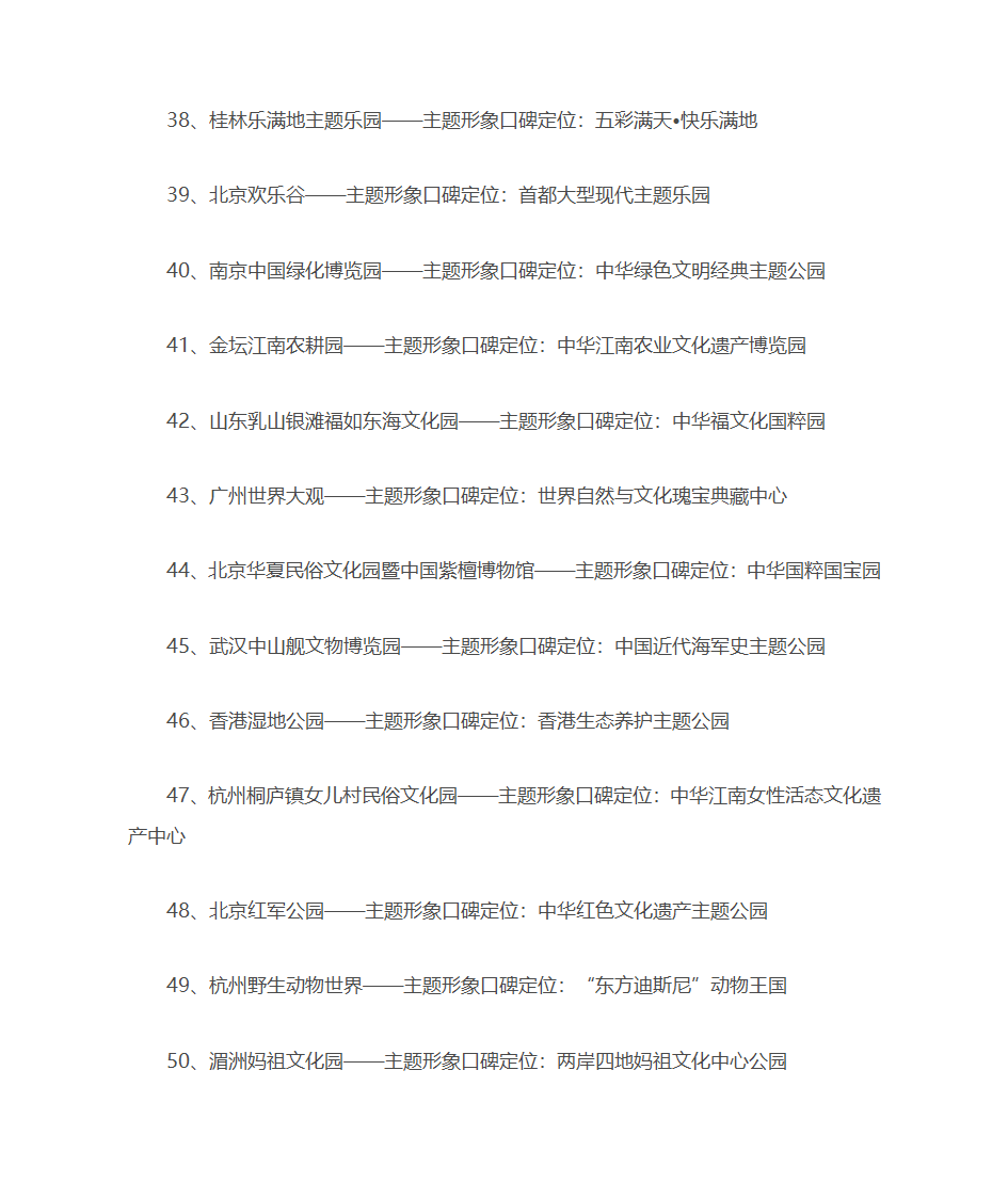 中国主题公园TOP100第4页