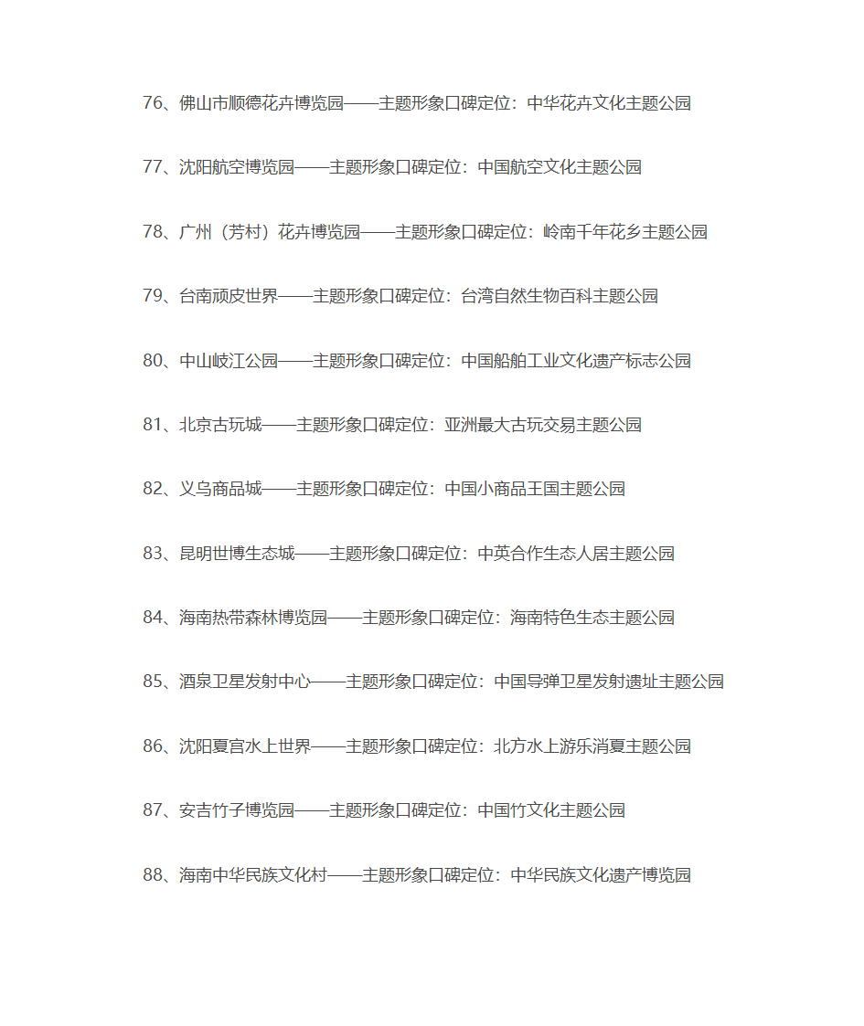 中国主题公园TOP100第7页