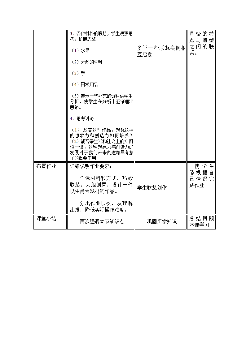 《生肖的联想》 教学设计第2页