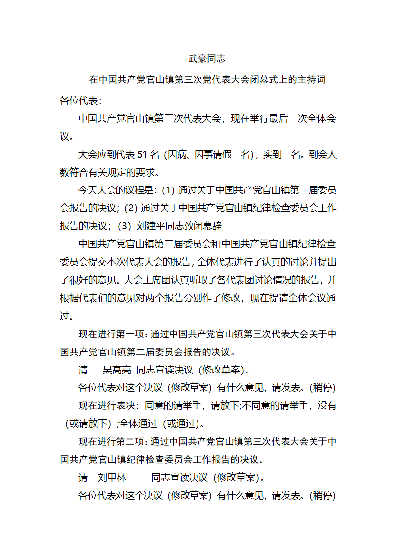 党代会代表资格审查报告第13页