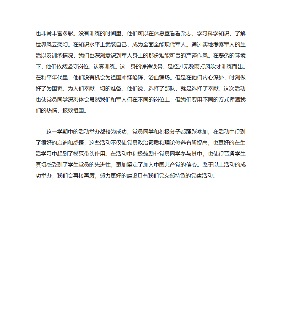 支部活动总结第4页