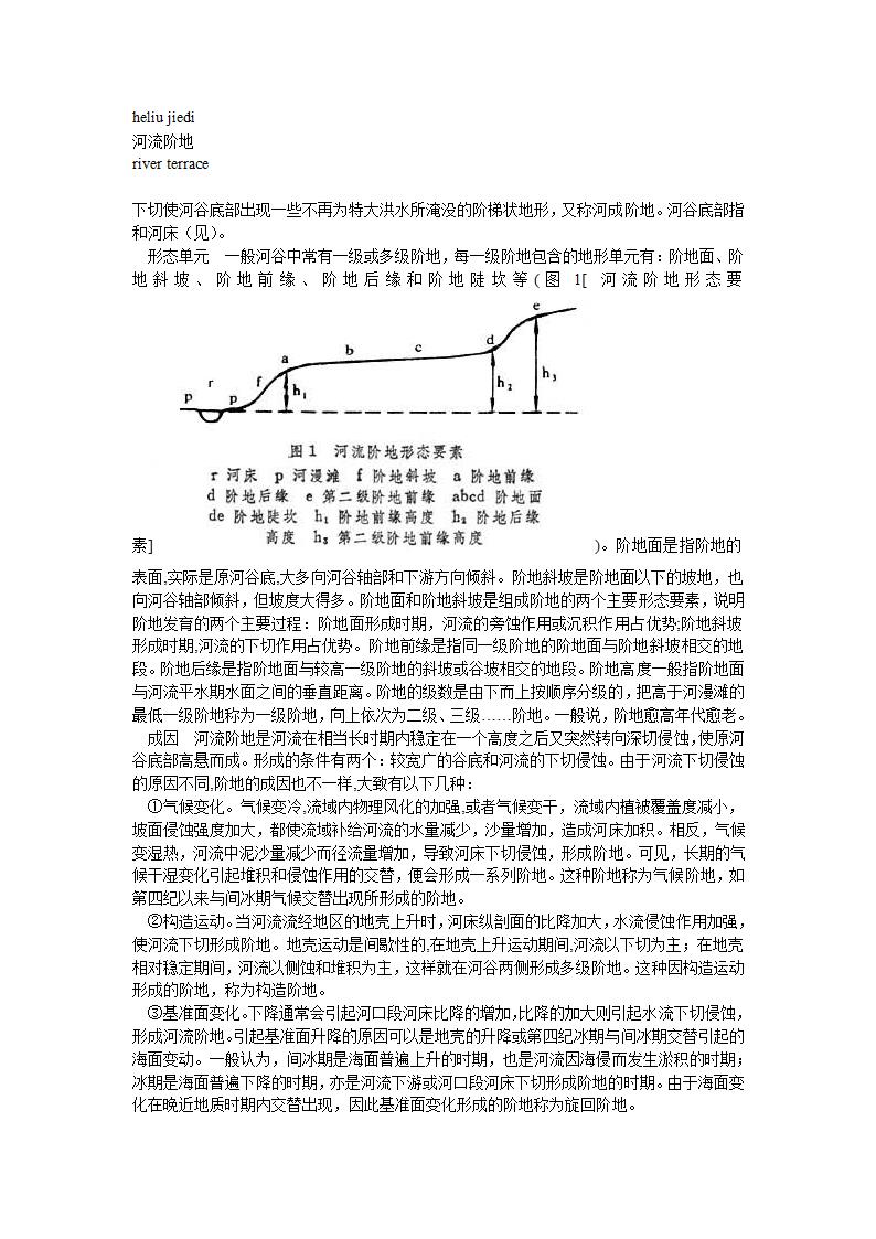 河流阶地第1页