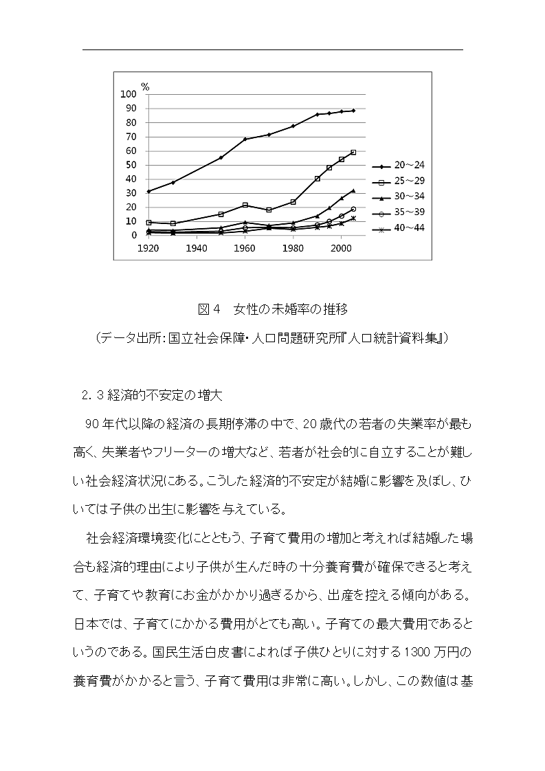 日本社会少子化的考察第10页