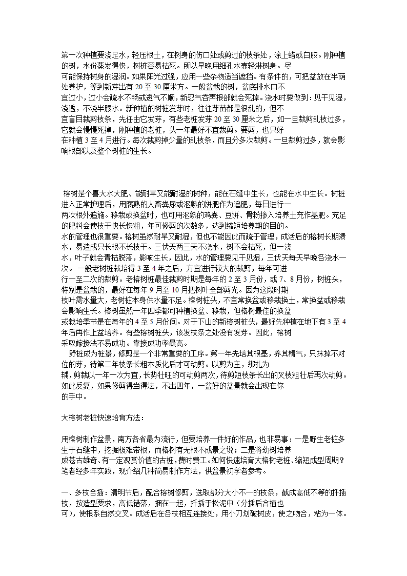 榕树养殖方法第2页