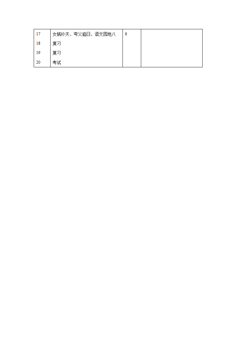 小学语文教学计划第4页