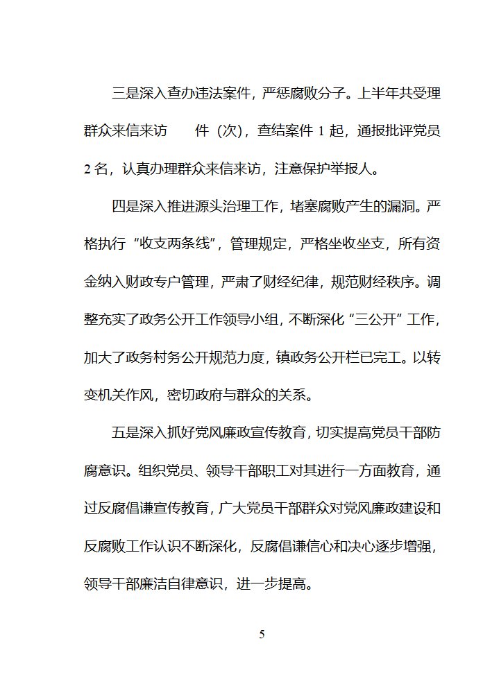 财政纪检监察.工作总结第5页