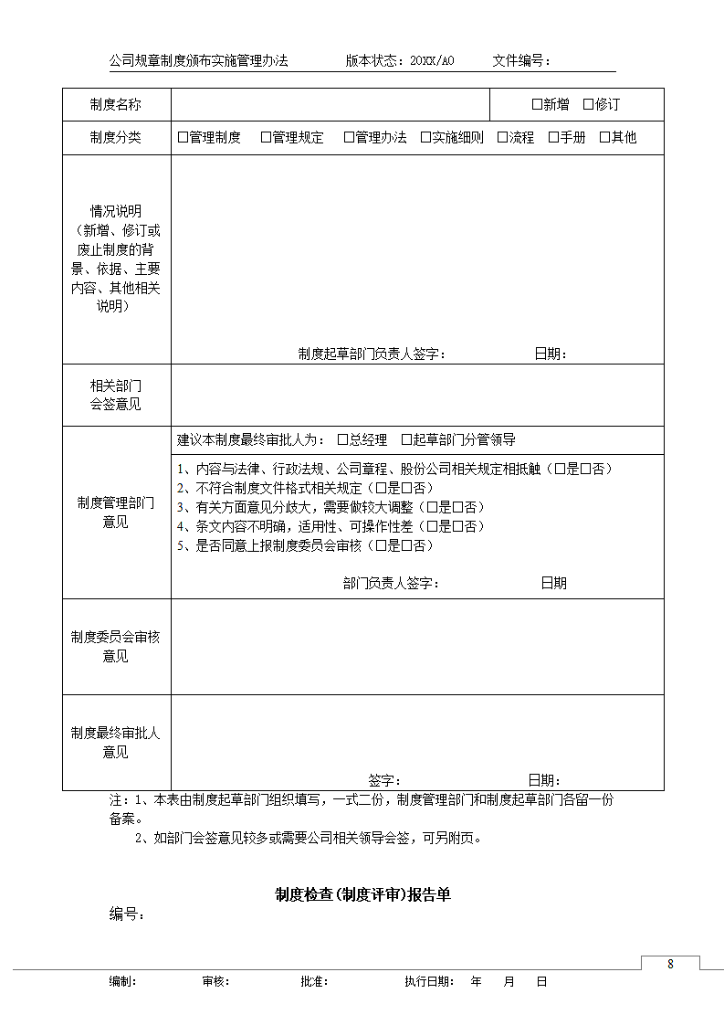 公司企业规章制度颁布实施管理办法.docx第9页