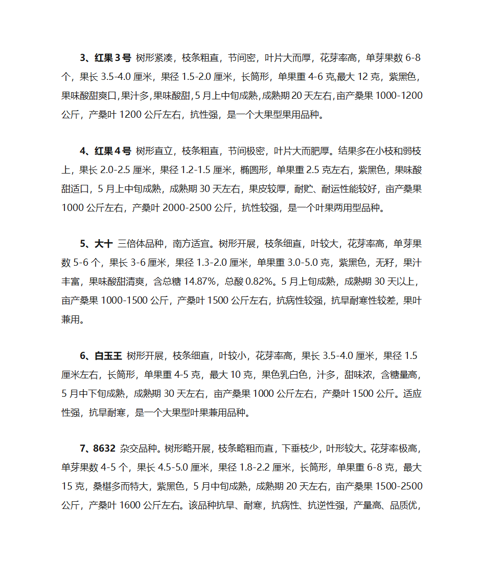 桑葚品种第2页