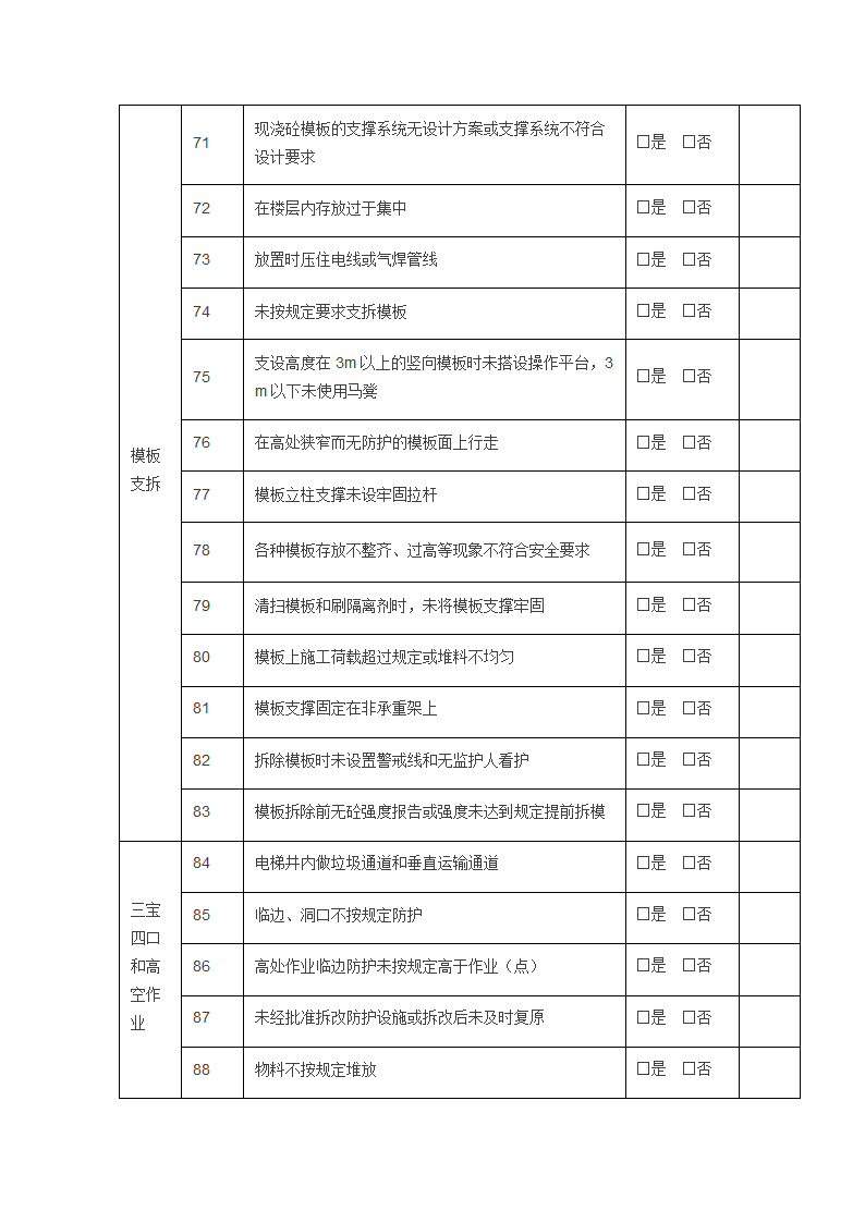 危险源检查清单第5页