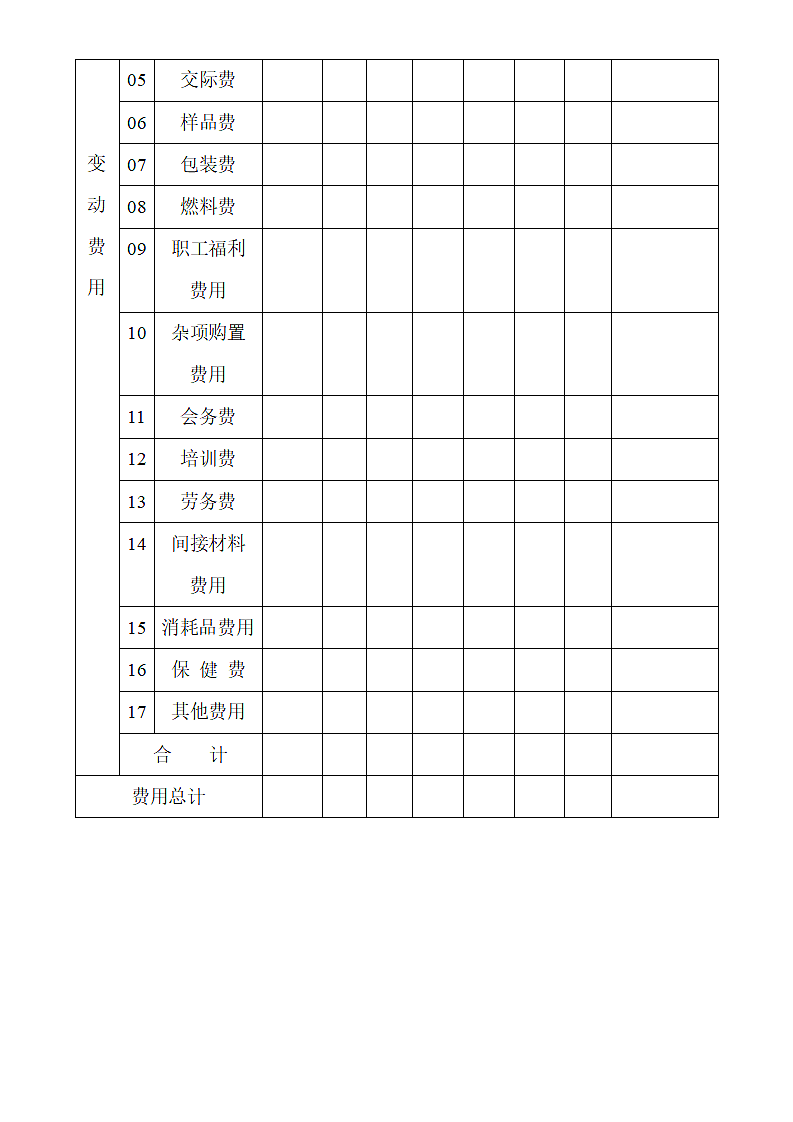 行政管理常用表格大全.doc第7页